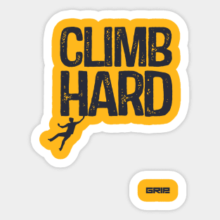 climb hard Sticker